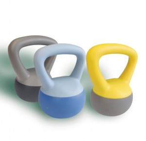 Χρήση στο σπίτι PVC Soft Kettlebell για εκπαίδευση δύναμης