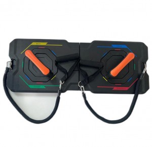 New Multi-Functional Foldable Push Up Board with Resistance Bands