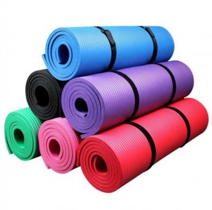 Extra Thick Yoga Pilates Exercise Mat, NBR Mat