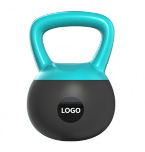 Χρήση στο σπίτι PVC Soft Kettlebell για εκπαίδευση δύναμης