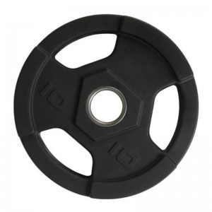 CPU Profession Weight Plates With Handle/ Weight Lifting Barbell Urethane Plate Gym PU Weight Plates